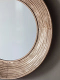Gallery Direct round mirror gold metal frame 72cm - British product