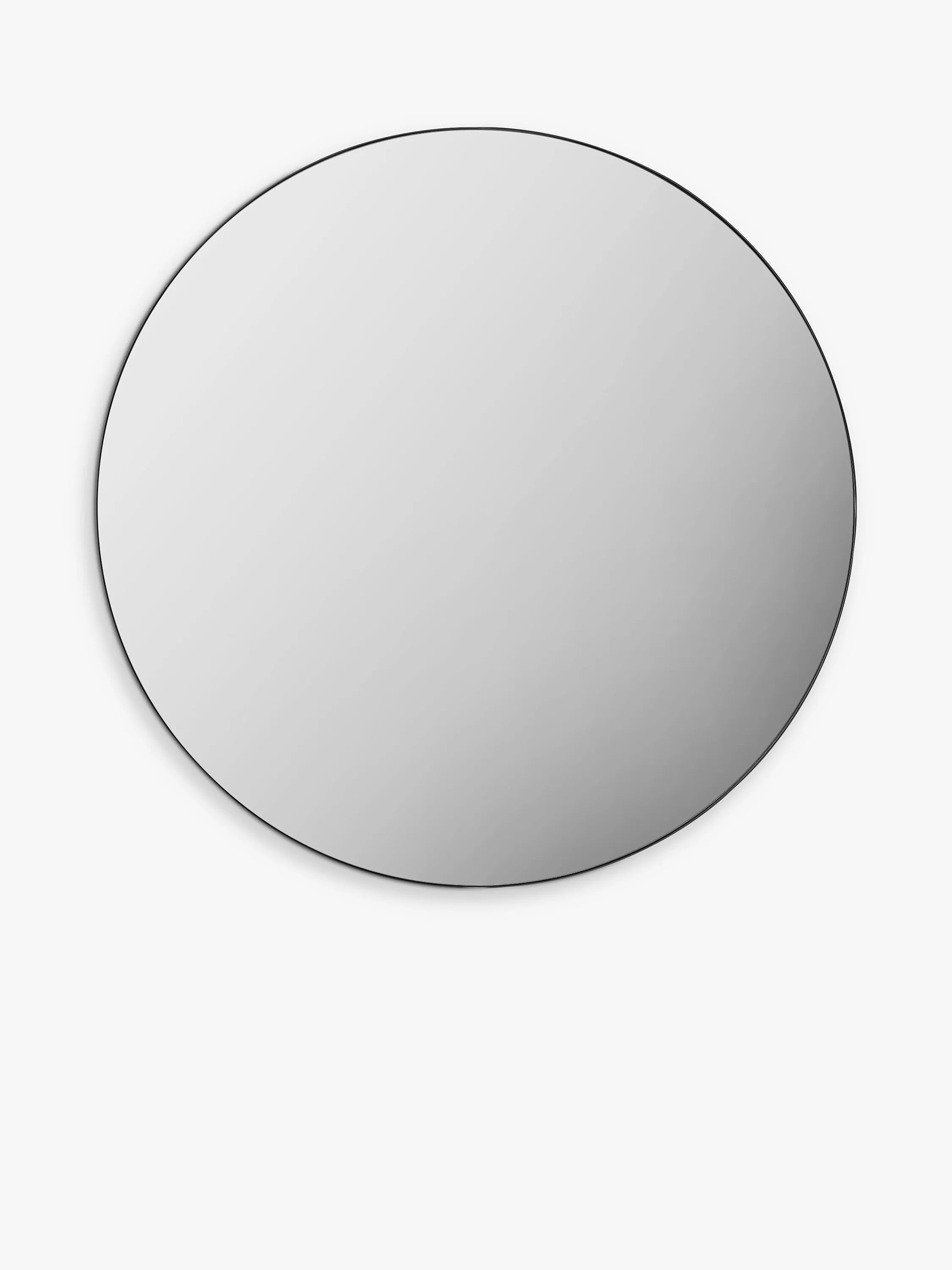 Gallery Direct Bowie Round Metal Frame Mirror, 80cm
