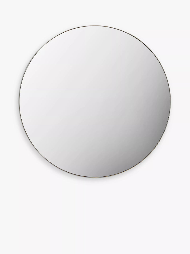 Gallery Direct Bowie round mirror 80cm, imported from the UK