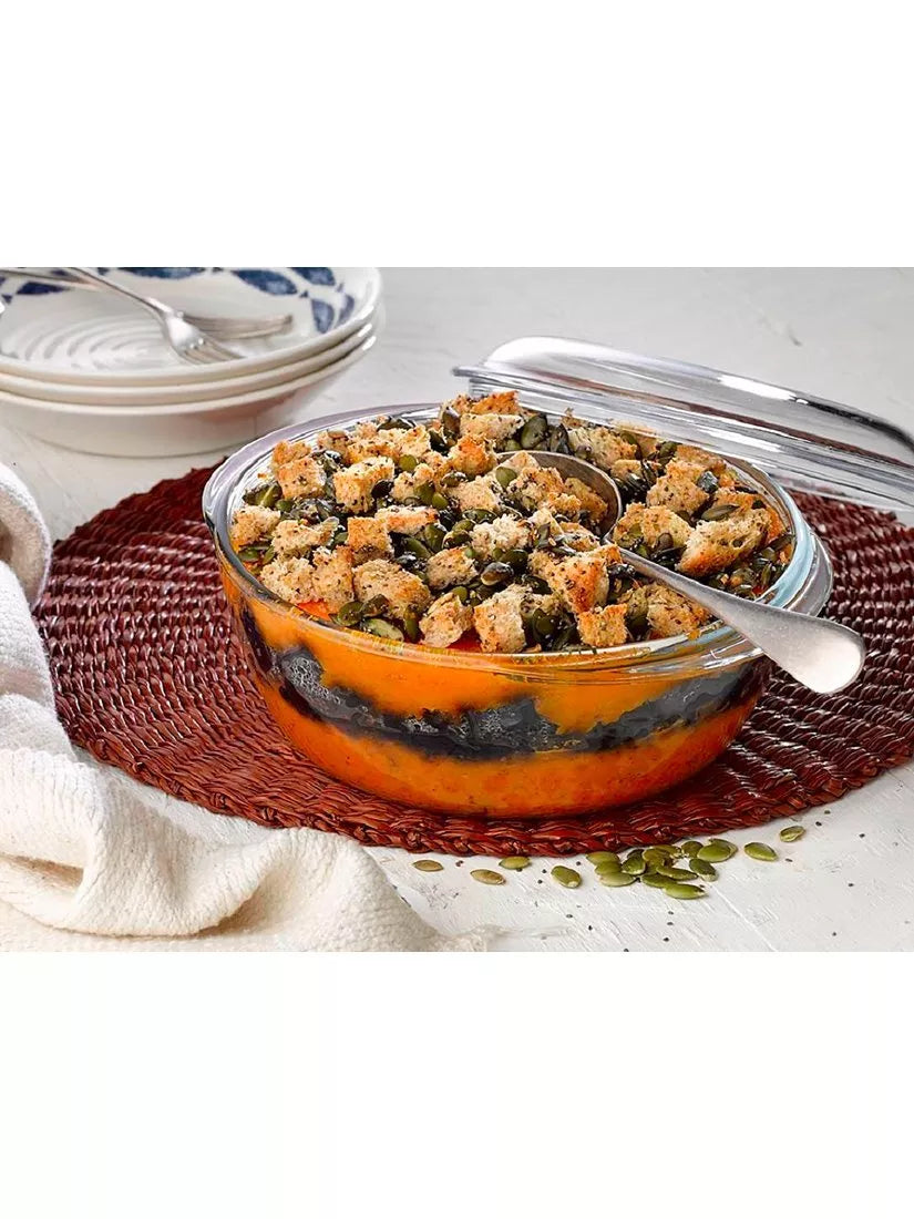 Pyrex glass casserole Essentials 1.6L, imported from the UK