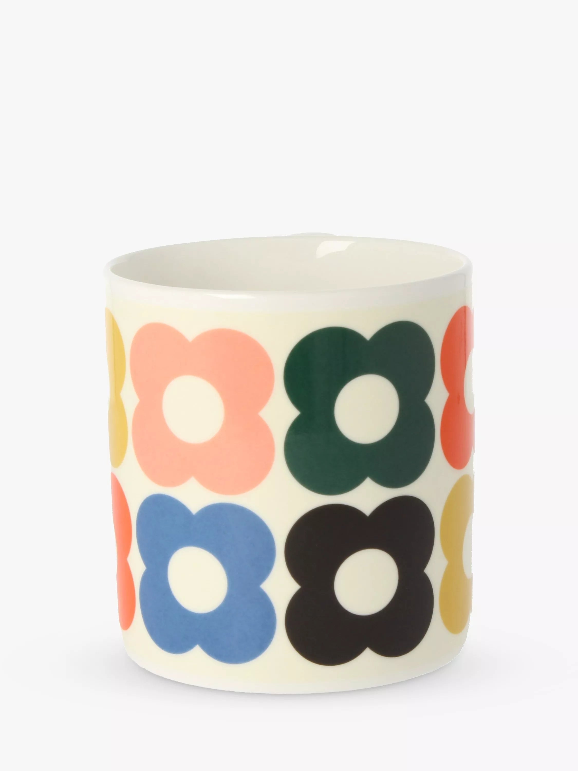 Orla Kiely spot flower mug 300ml, imported from the UK