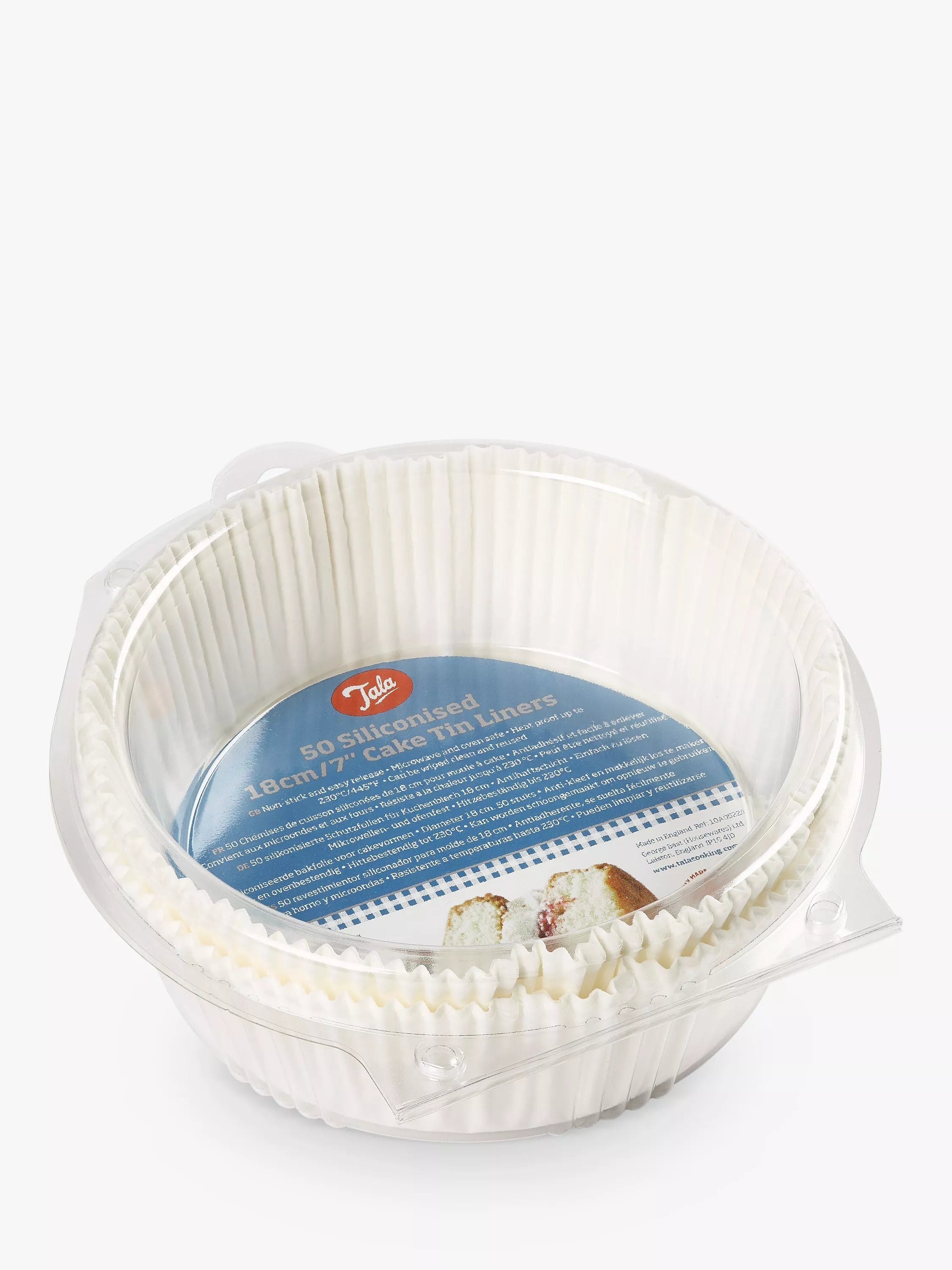 Tala non-stick cake tin liners pack of 50, 18cm, UK version