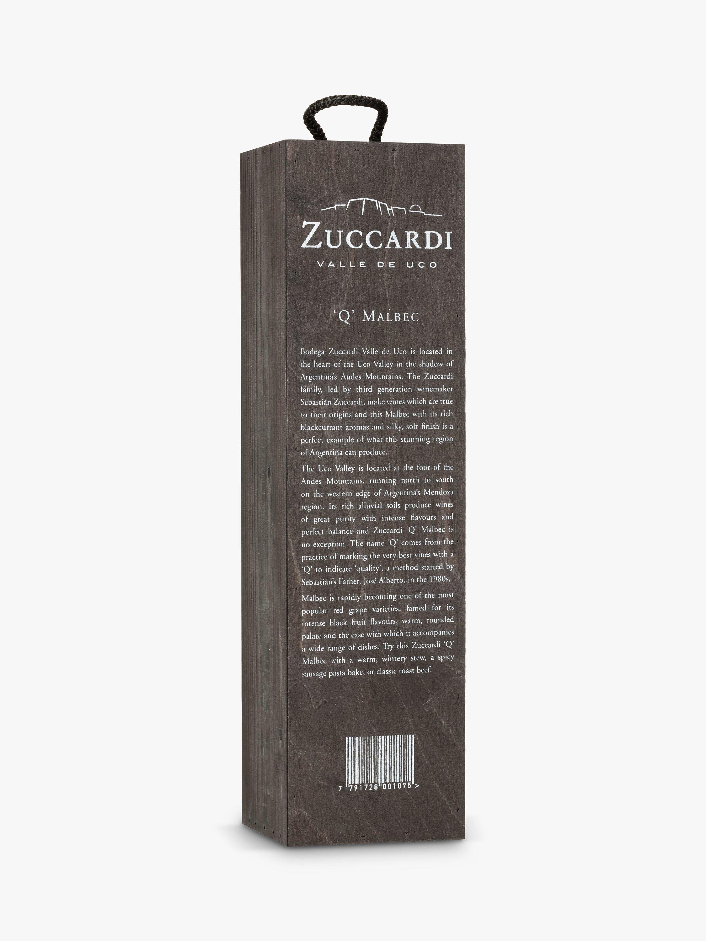 Zuccardi Q Malbec red wine 75cl (British brand)