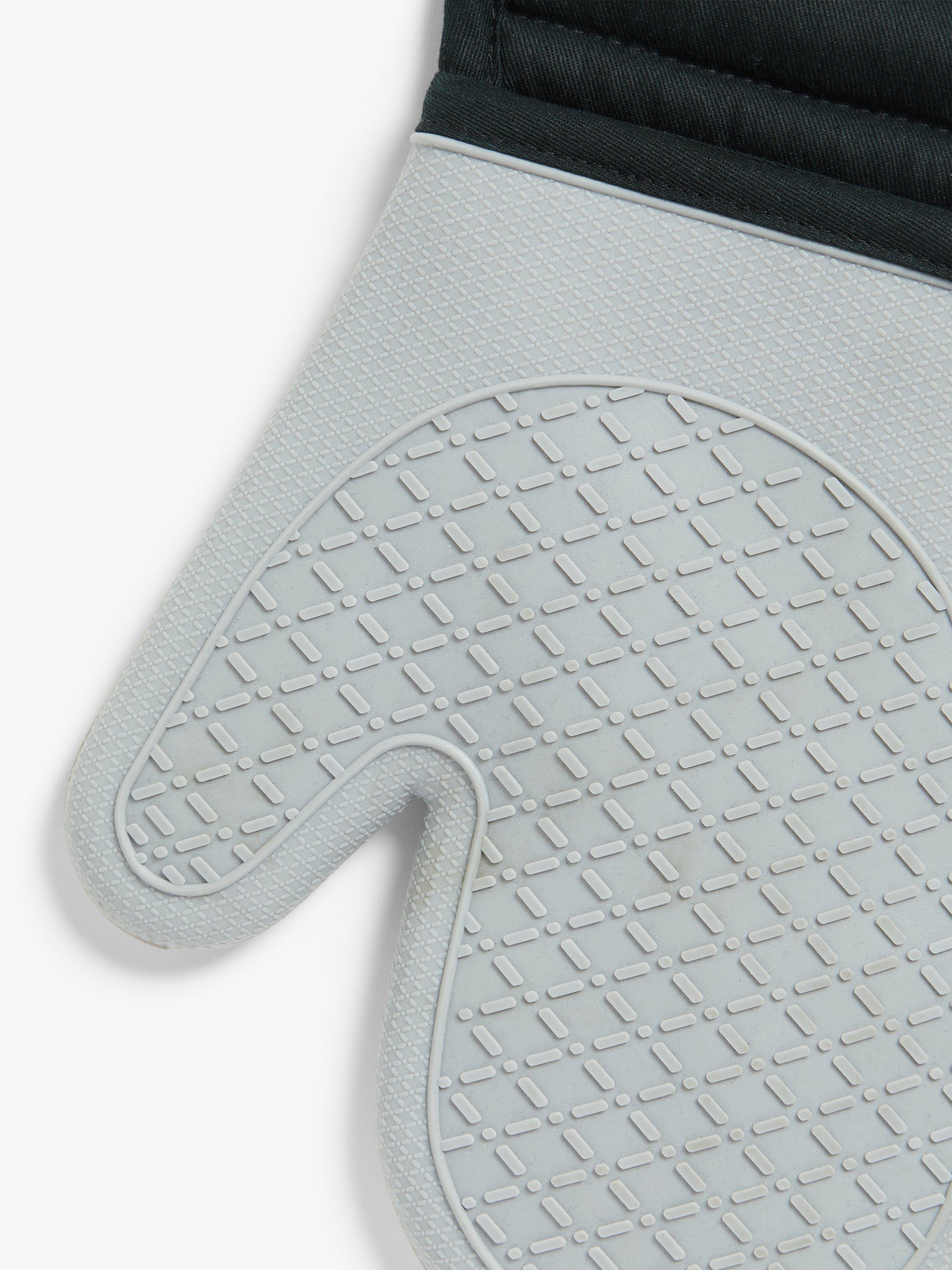John Lewis silicone double oven glove with non-slip grip - British product