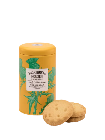 John Lewis Shortbread House of Edinburgh Mediterranean Lemon Shortbread Biscuits 140g- Buy online at McGrocer
