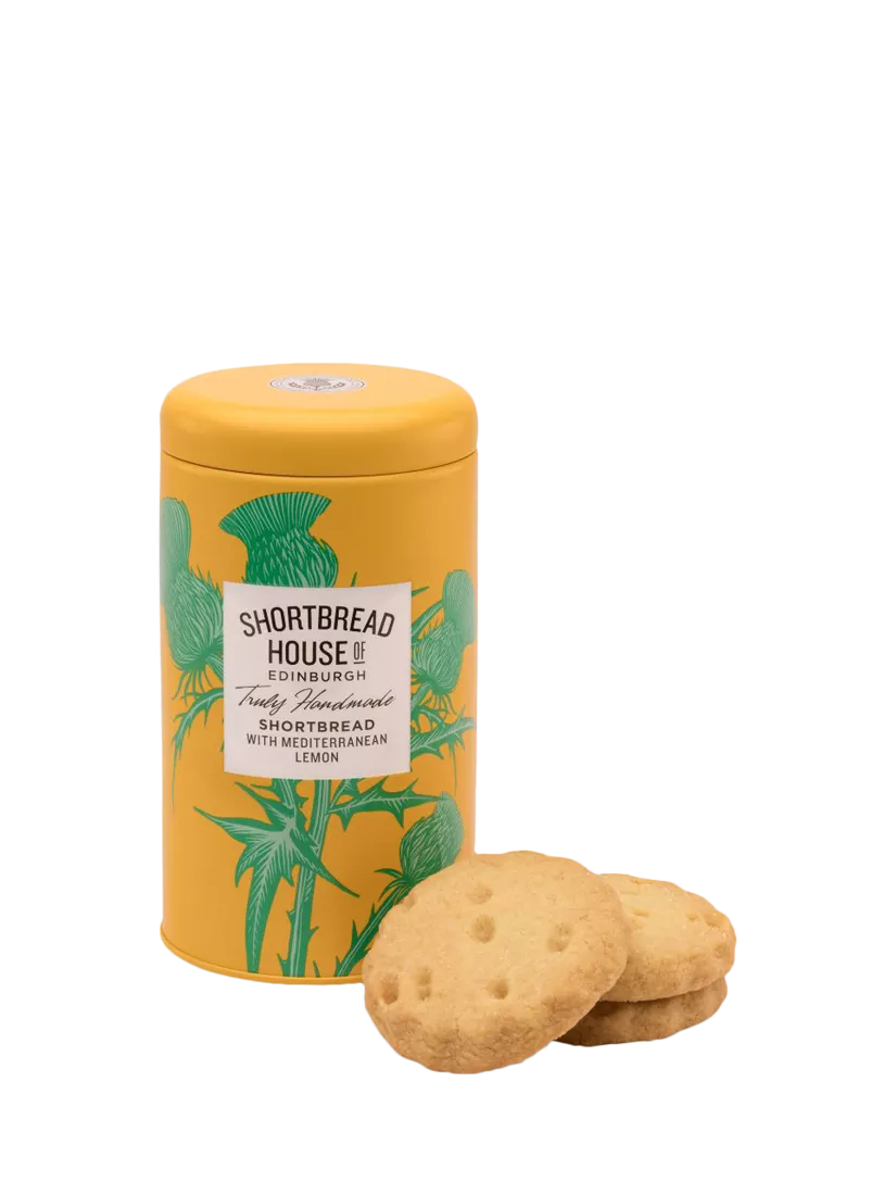 Shortbread House of Edinburgh Mediterranean Lemon shortbread biscuits 140g (British brand)
