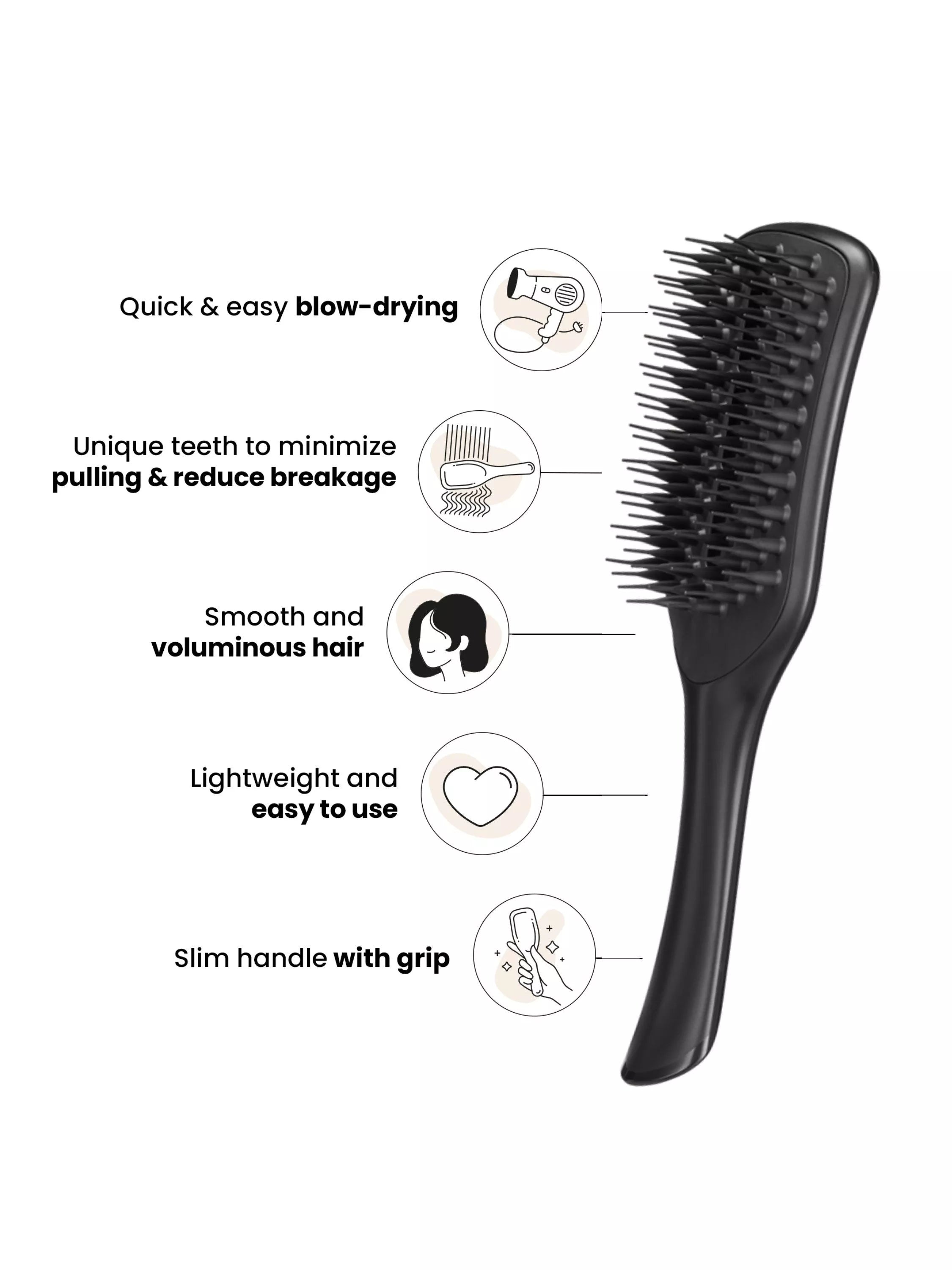 Tangle Teezer vented blow-dry hair brush (British brand)