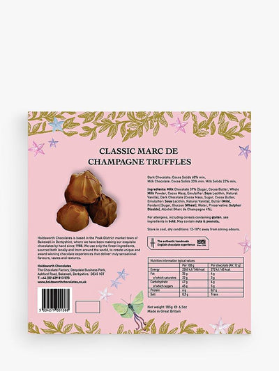 Truffes au Chocolat Marc de Champagne Classique Holdsworth 185g