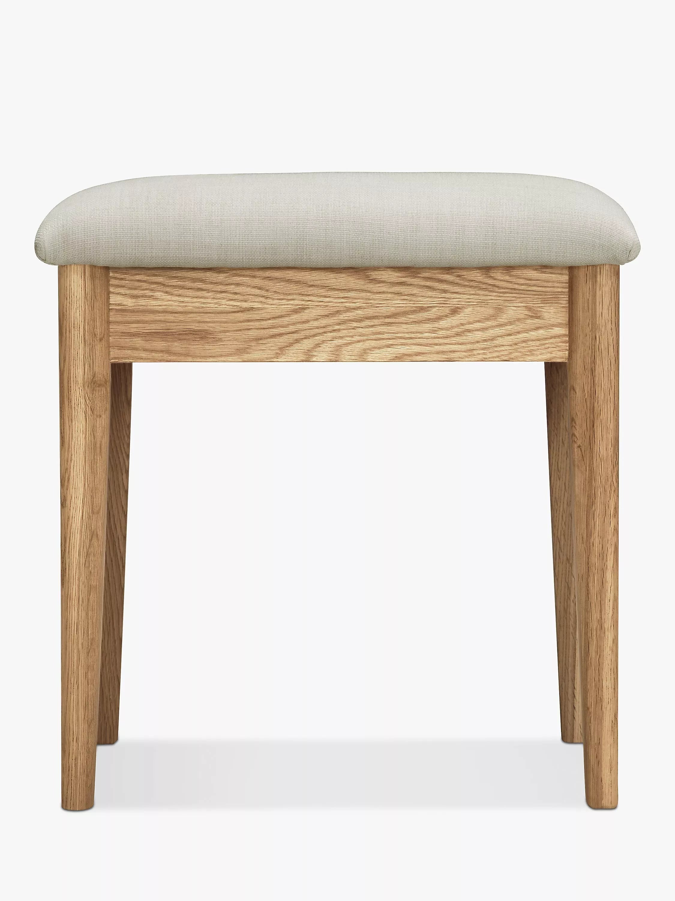 John Lewis Essence dressing table stool in oak - British product