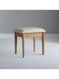John Lewis Essence dressing table stool in oak - British product