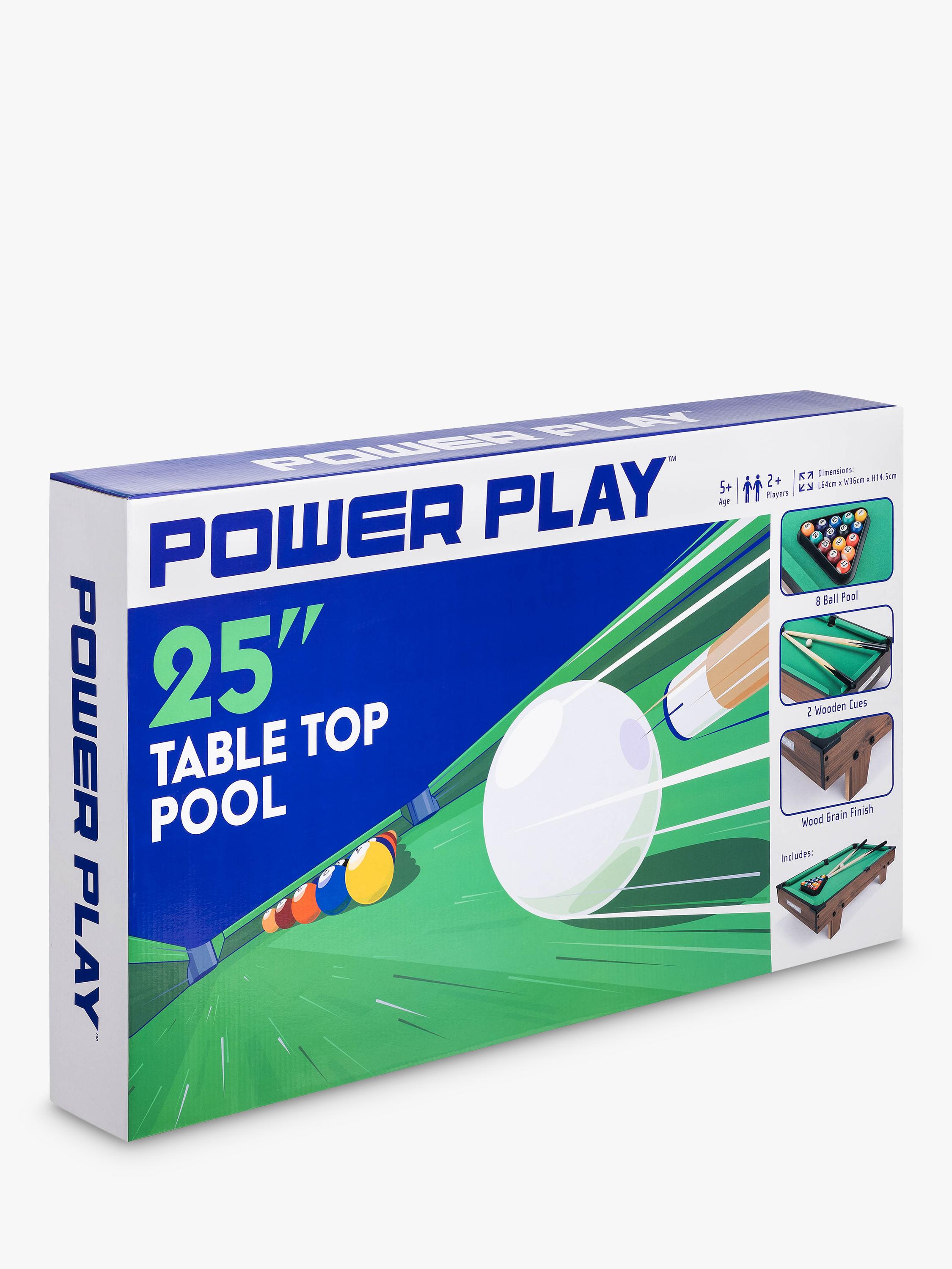 Toyrific Power Play table top pool game 25 inch, UK version
