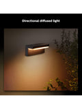 Philips Hue Nyro outdoor wall light black (British brand)