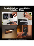 Philips Hue Nyro outdoor wall light black (British brand)
