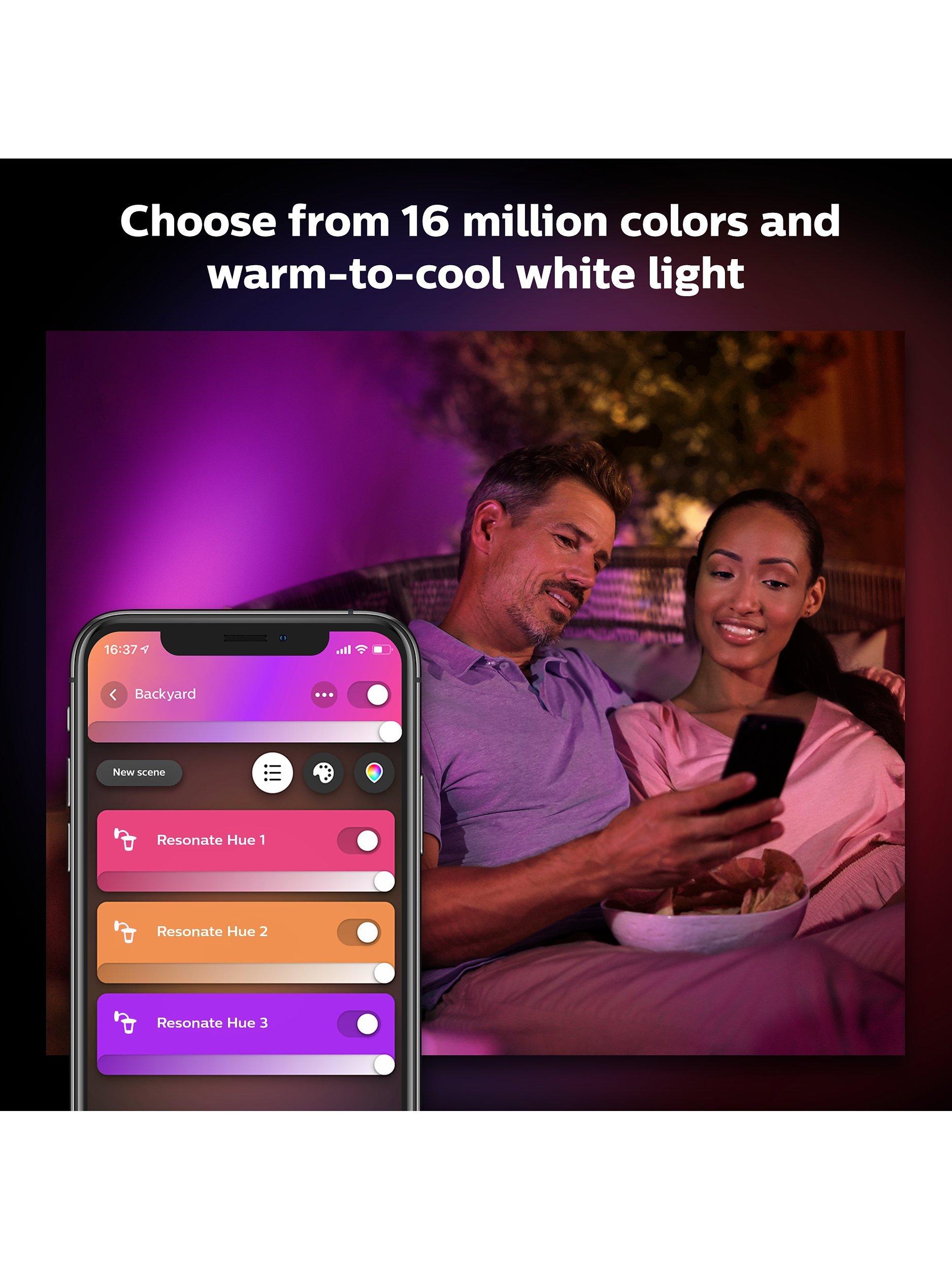 Philips Hue Resonate smart outdoor wall light, UK version