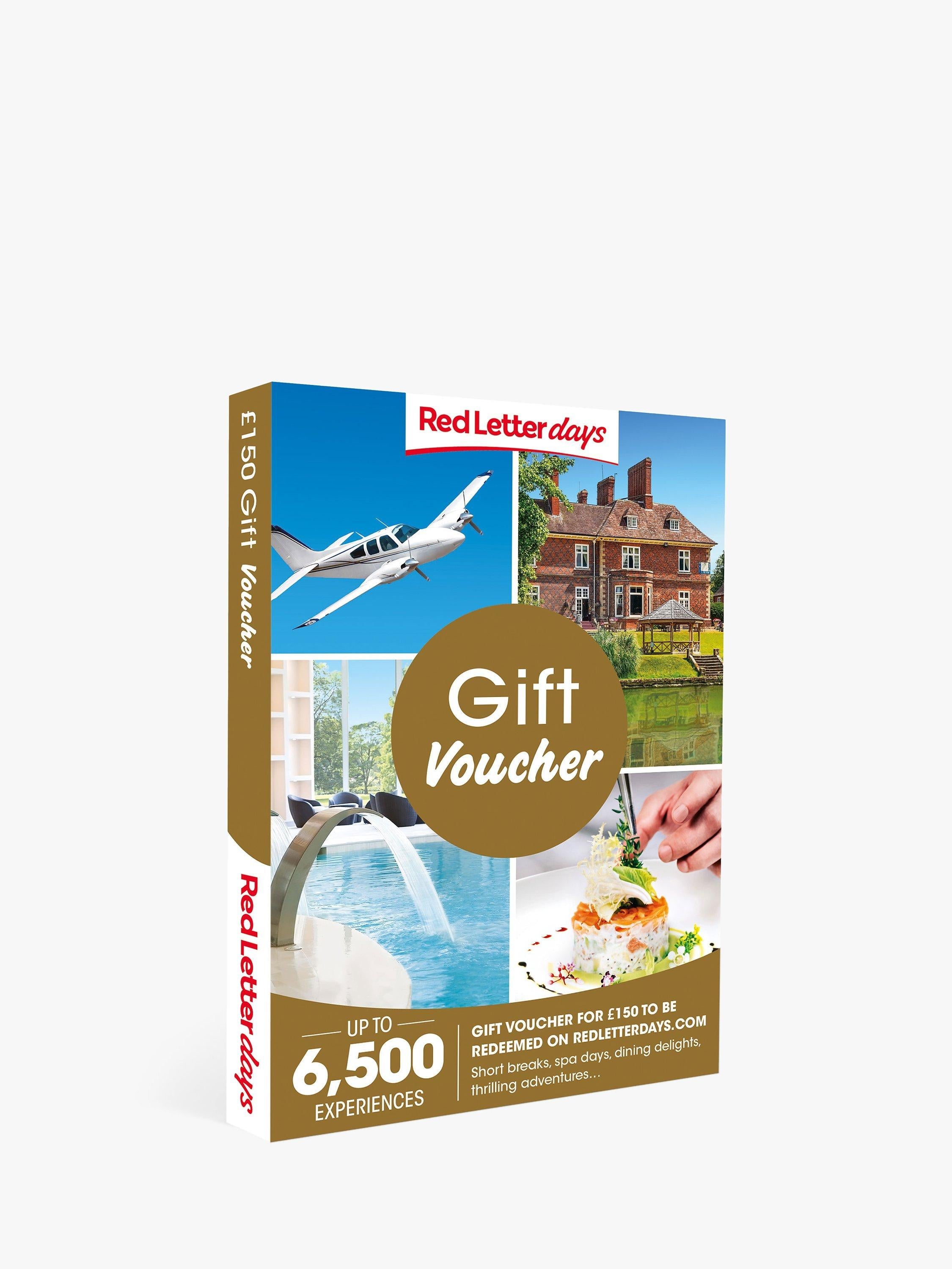 Red Letter Days £150 gift experience voucher, imported from the UK