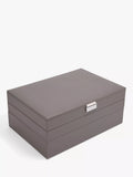 Stackers supersize jewellery box mink with compartments, UK version