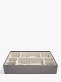 Stackers supersize jewellery box mink with compartments, UK version