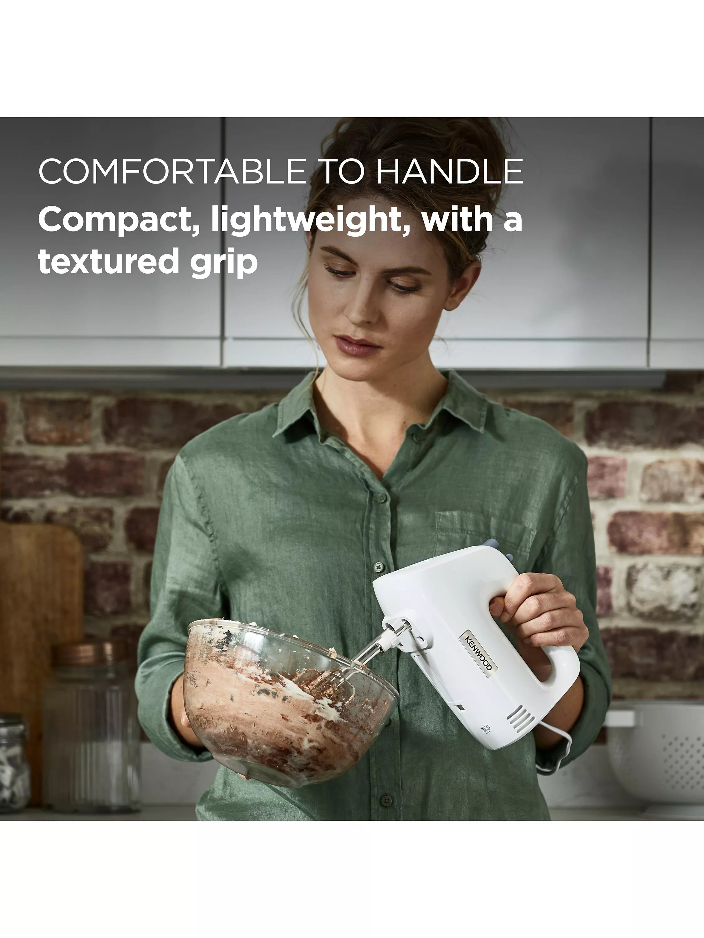 Kenwood HMP30 white hand mixer 450W (British brand)