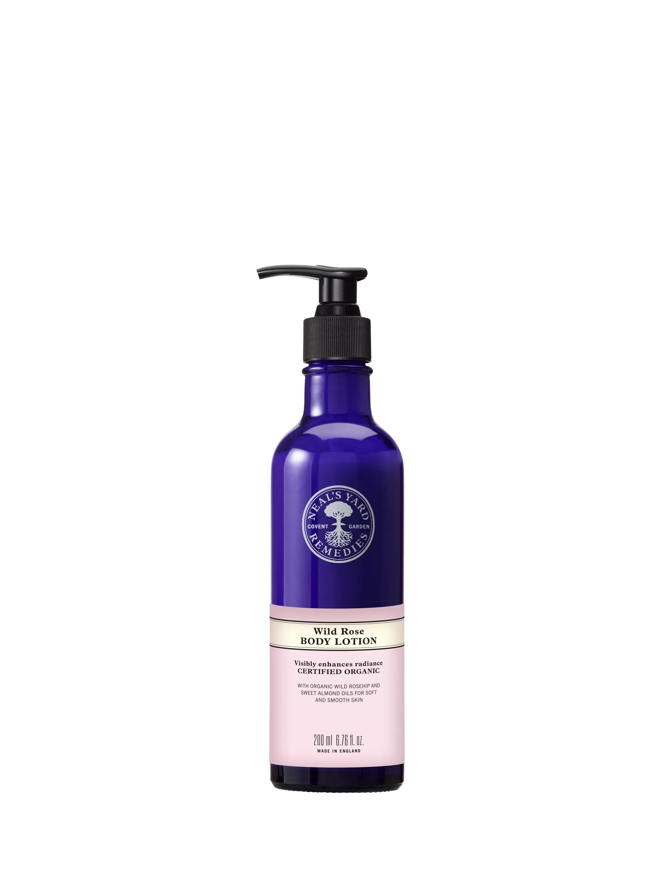Neal's Yard Remedies Wild Rose body lotion 200ml, imported from the UK