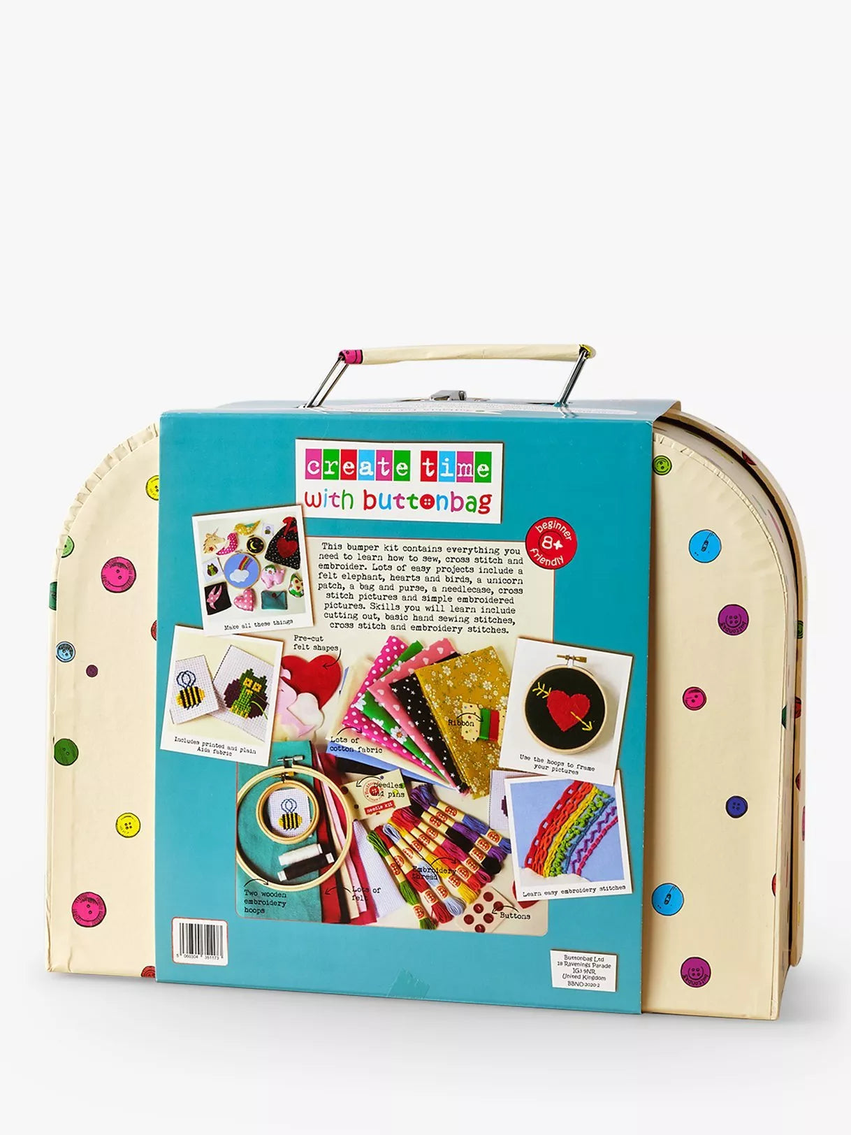 Buttonbag Bumper Sewing and Embroidery Carry Kit, UK version