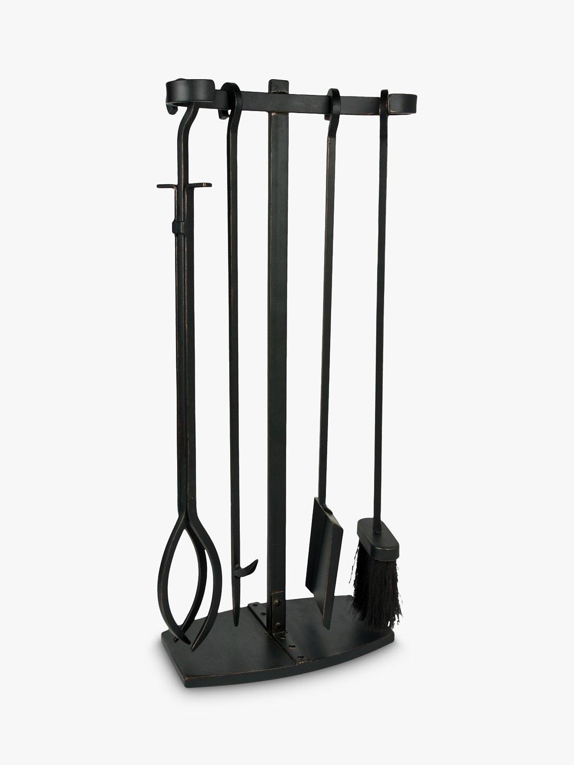 Ivyline iron fireside companion set 4 piece, UK version