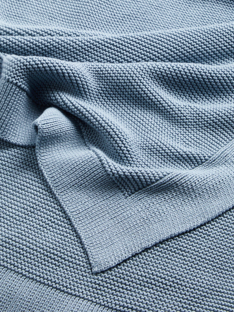 John Lewis rye plain knit throw, UK version