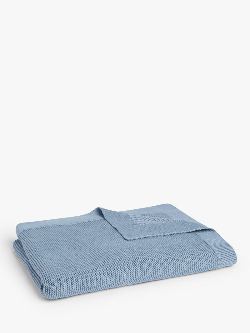 John Lewis rye plain knit throw, UK version