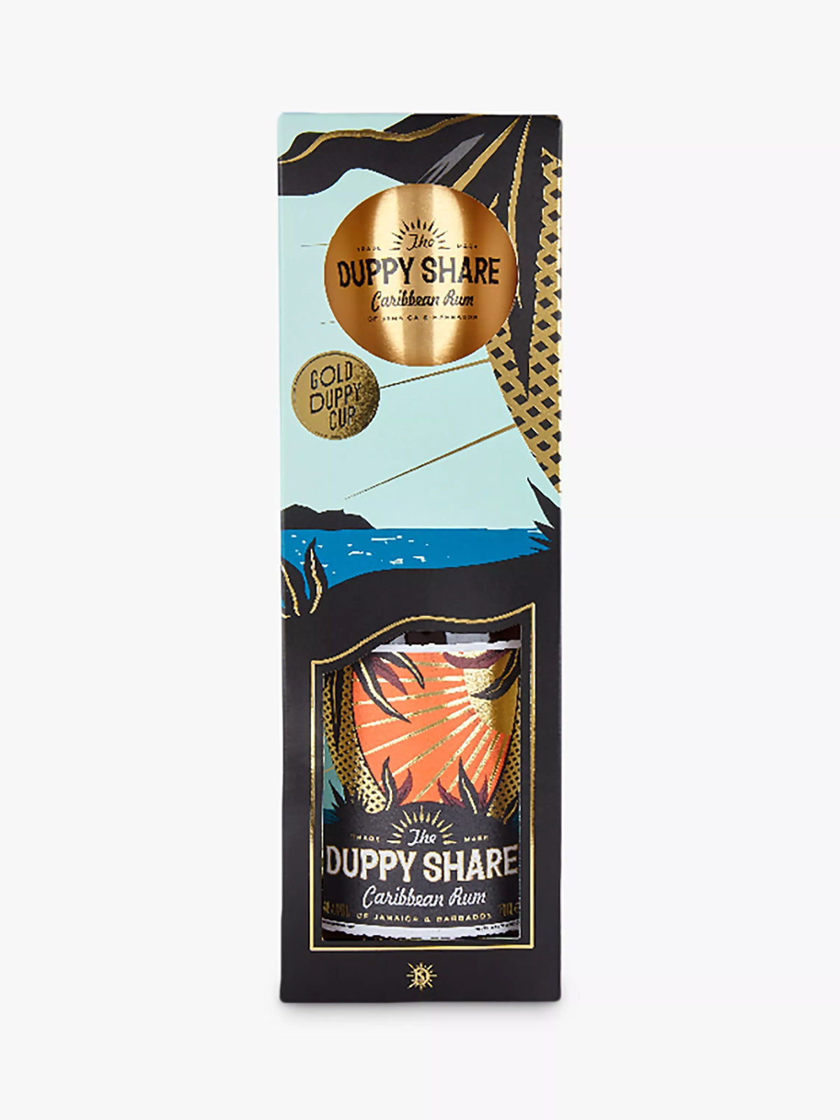 The Duppy Share Caribbean rum gift box 70cl (British brand)