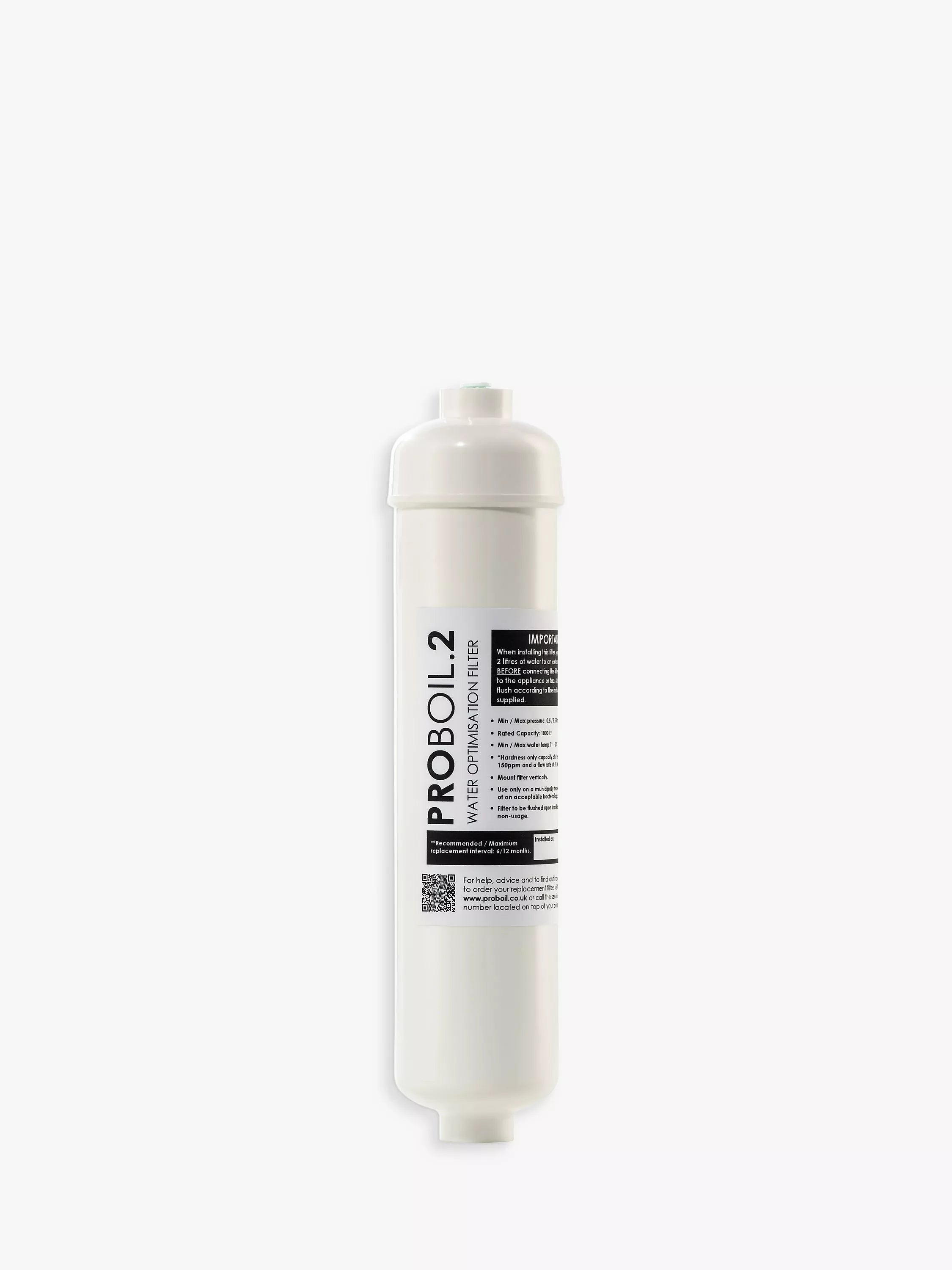 Abode Proboil 2X water filter cartridge, imported from the UK