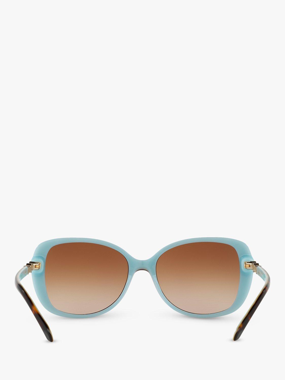 Tiffany & Co rectangular brown sunglasses 55mm, imported from the UK