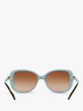 Tiffany & Co rectangular brown sunglasses 55mm, imported from the UK