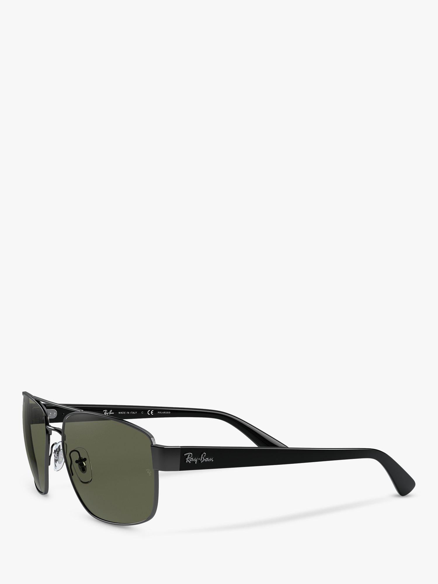 Ray-Ban rectangular polarised sunglasses RB3663 (British brand)