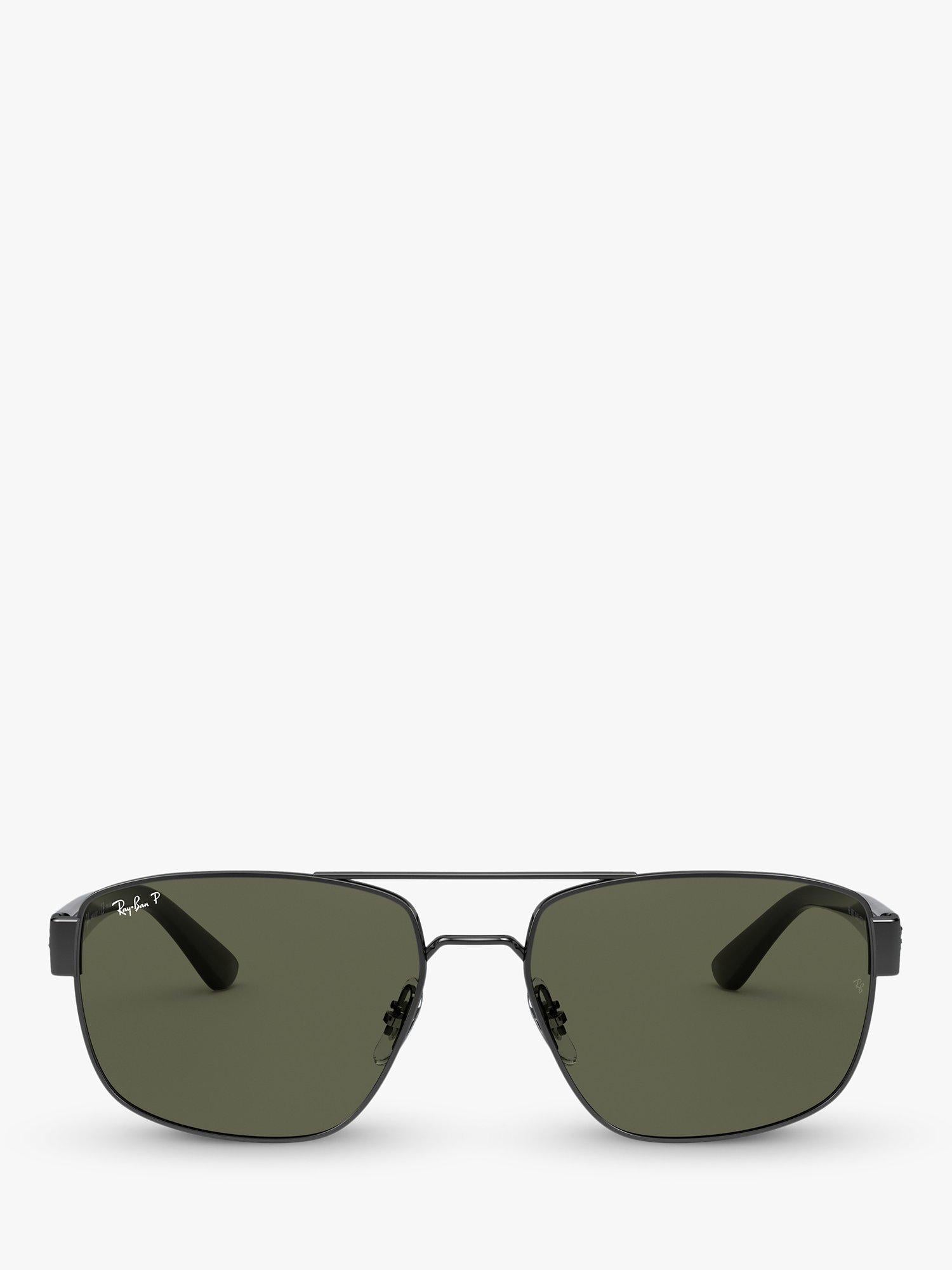 Ray-Ban rectangular polarised sunglasses RB3663 (British brand)