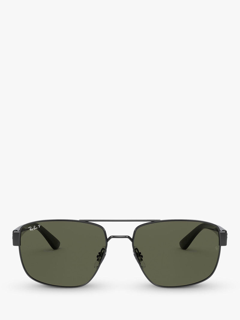 Ray-Ban rectangular polarised sunglasses RB3663 (British brand)