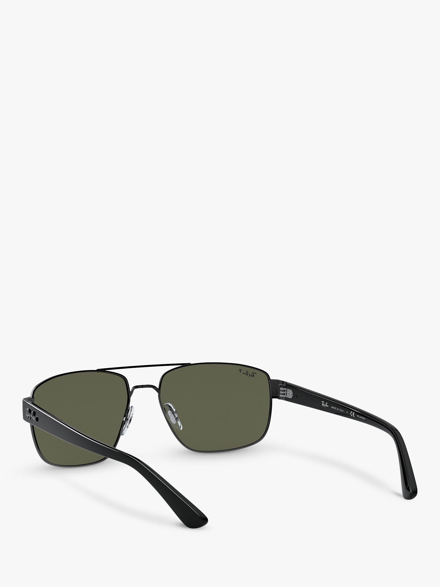 Ray-Ban rectangular polarised sunglasses RB3663 (British brand)