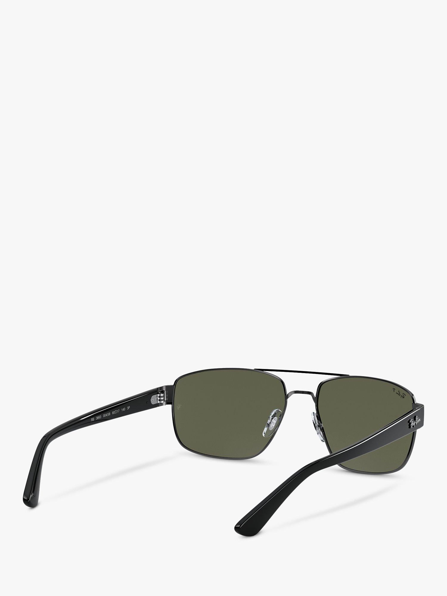 Ray-Ban rectangular polarised sunglasses RB3663 (British brand)