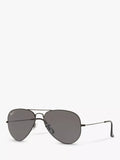 Ray-Ban aviator sunglasses polarised black grey 58mm, imported from the UK