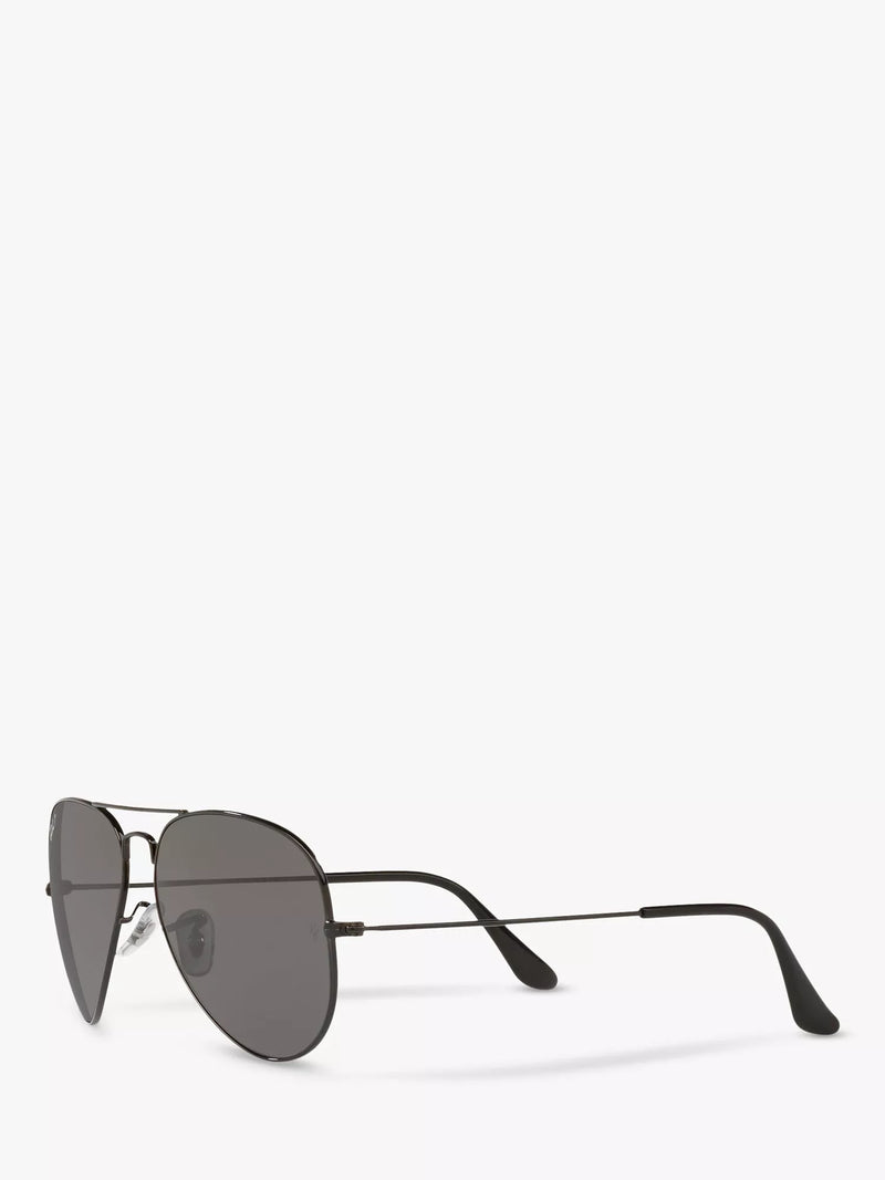Ray-Ban aviator sunglasses polarised black grey 58mm, imported from the UK