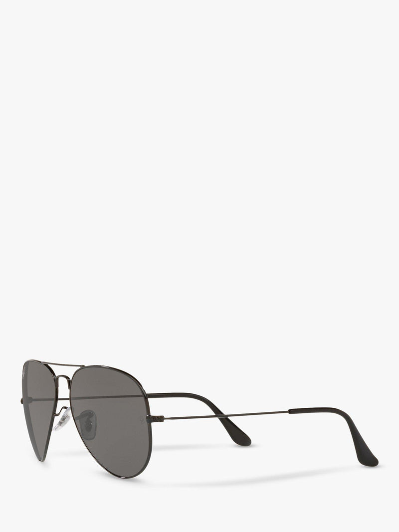 Ray-Ban aviator sunglasses polarised black grey 58mm, imported from the UK