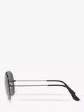 Ray-Ban aviator sunglasses polarised black grey 58mm, imported from the UK
