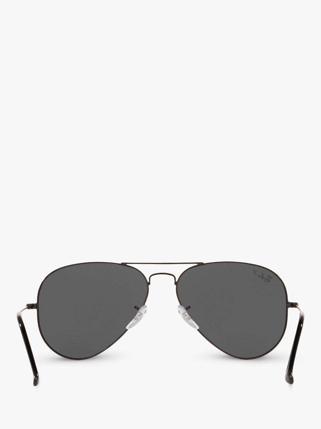 Ray-Ban aviator sunglasses polarised black grey 58mm, imported from the UK