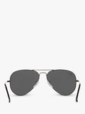 Ray-Ban aviator sunglasses polarised black grey 58mm, imported from the UK