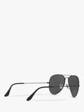 Ray-Ban aviator sunglasses polarised black grey 58mm, imported from the UK