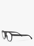 Emporio Armani oval sunglasses black frame 52mm, imported from the UK