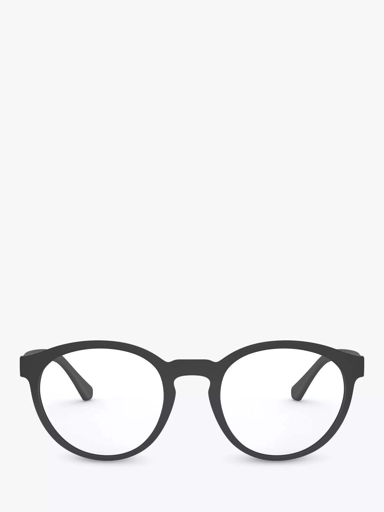 Emporio Armani oval sunglasses black frame 52mm, imported from the UK