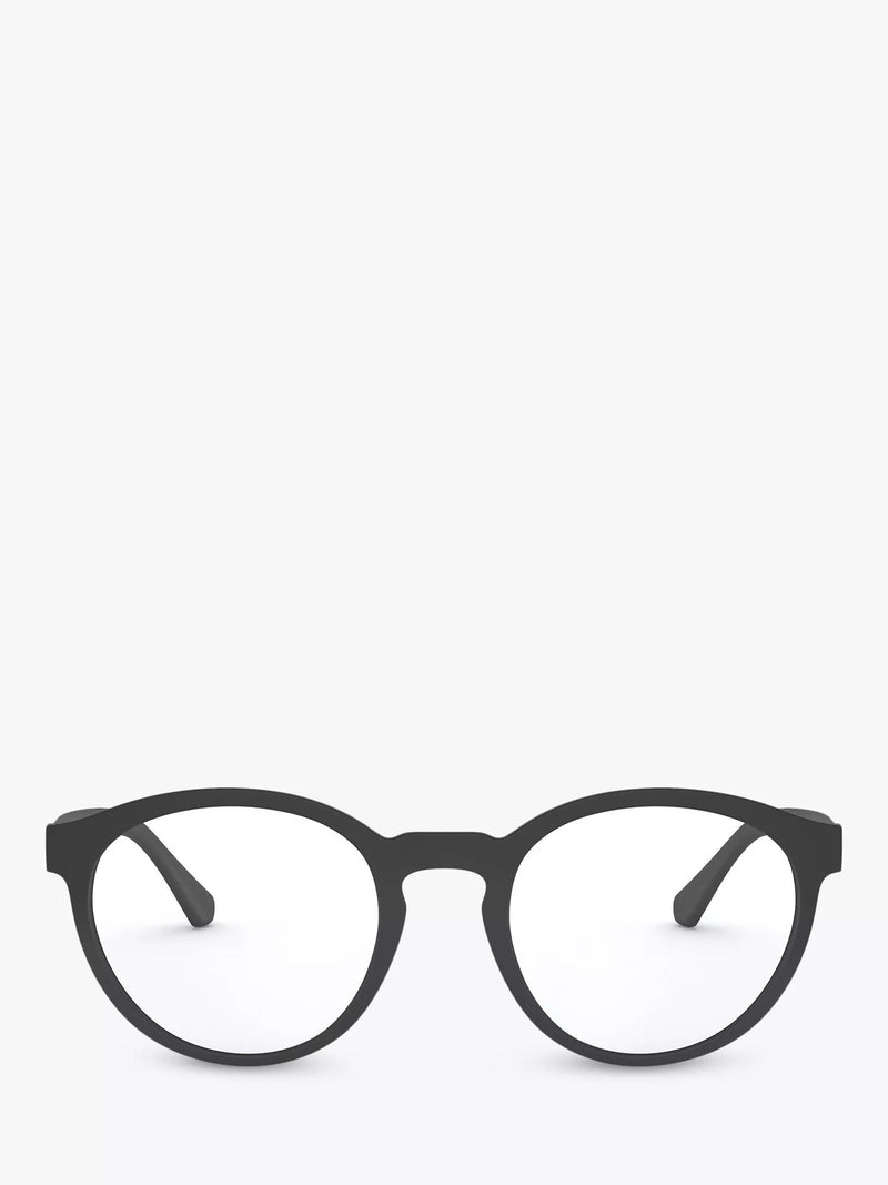 Emporio Armani oval sunglasses black frame 52mm, imported from the UK