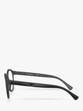 Emporio Armani oval sunglasses black frame 52mm, imported from the UK