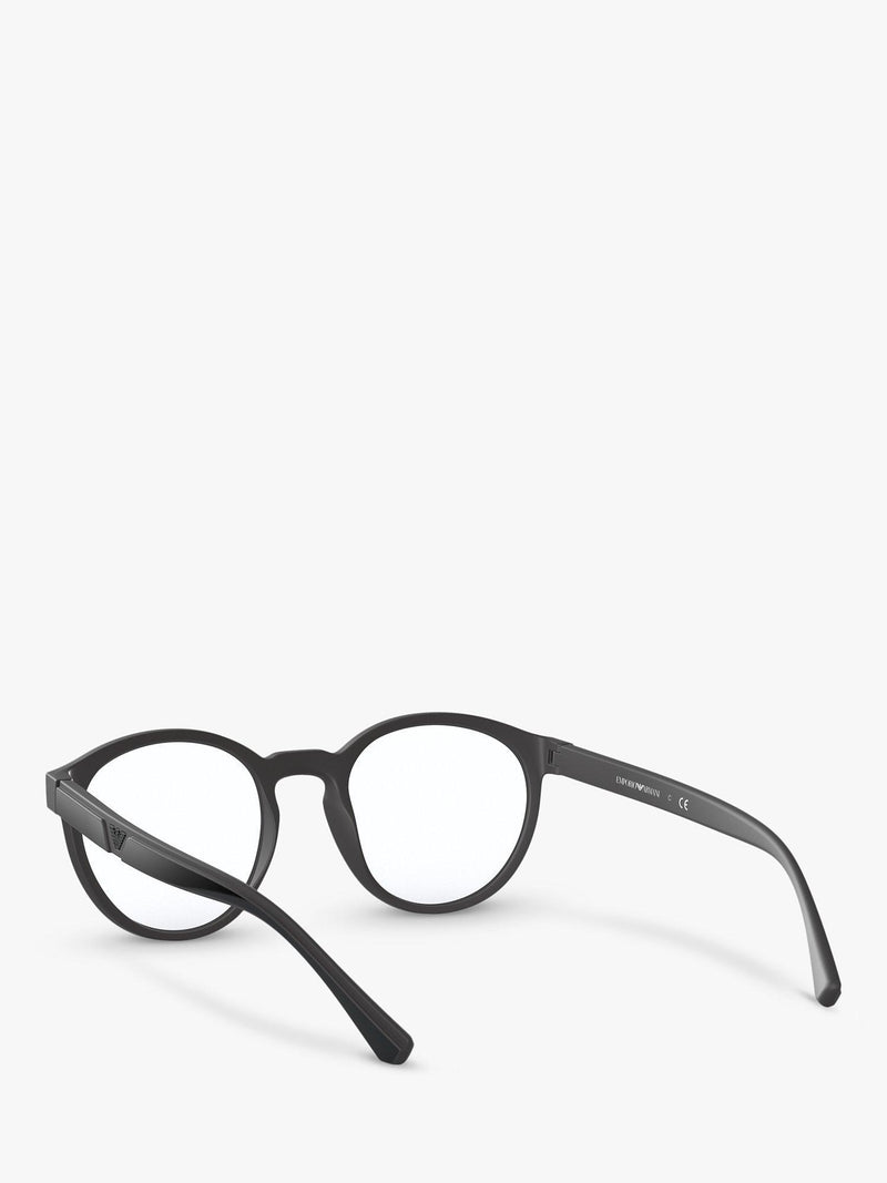 Emporio Armani oval sunglasses black frame 52mm, imported from the UK