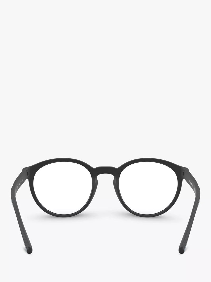 Emporio Armani oval sunglasses black frame 52mm, imported from the UK