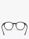 Emporio Armani oval sunglasses black frame 52mm, imported from the UK